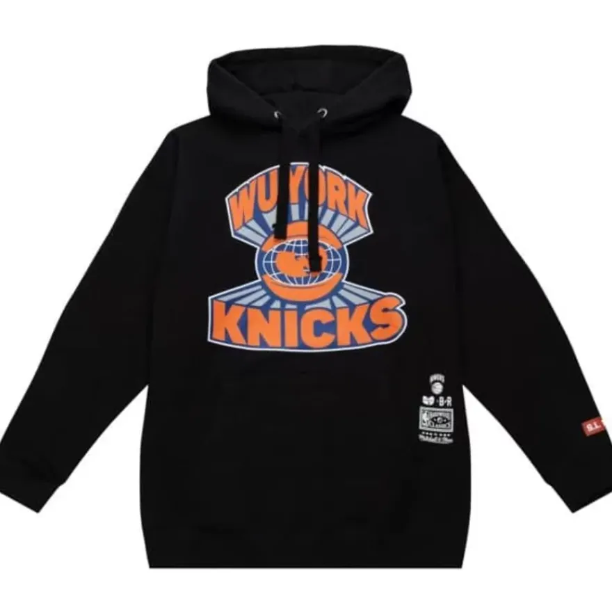 Mitchell & Ness Hoodies & Sweatshirts-Wu Tang Shaolin X Br Remix Hoody New York Knicks