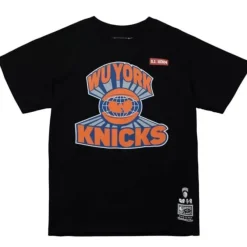 Mitchell & Ness T-Shirts & Tops-Wu Tang Shaolin X Br Remix Ss Tee New York Knicks