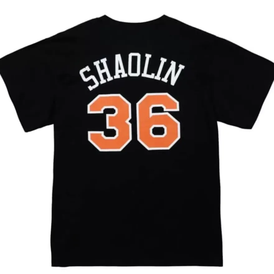 Mitchell & Ness T-Shirts & Tops-Wu Tang Shaolin X Br Remix Ss Tee New York Knicks