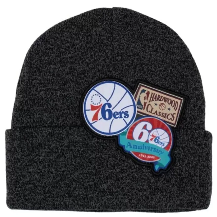 Mitchell & Ness Knit-Xl Logo Patch Knit Hwc Philadelphia 76Ers